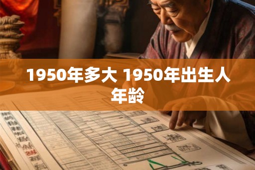 1950年多大 1950年出生人年龄