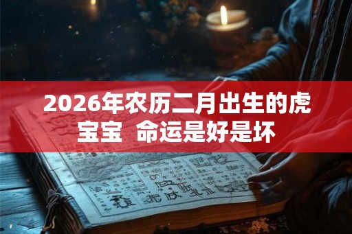 2026年农历二月出生的虎宝宝 命运是好是坏 2026年农历二月出生的虎宝宝 命运是好是坏
