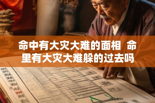 命中有大灾大难的面相  命里有大灾大难躲的过去吗