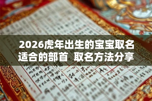 2026虎年出生的宝宝取名适合的部首  取名方法分享