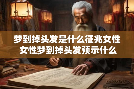 梦到掉头发是什么征兆女性 女性梦到掉头发预示什么