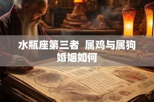 水瓶座第三者 属鸡与属狗婚姻如何 水瓶座第三者 属鸡与属狗婚姻如何