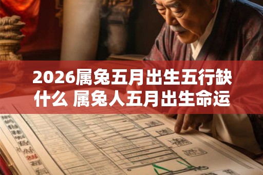 2026属兔五月出生五行缺什么 属兔人五月出生命运如何