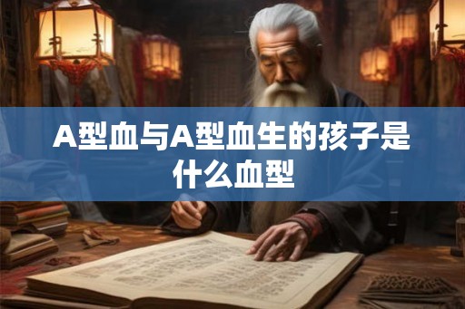 A型血与A型血生的孩子是什么血型
