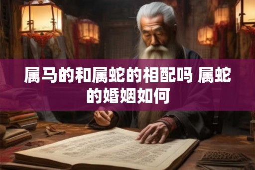 属马的和属蛇的相配吗 属蛇的婚姻如何