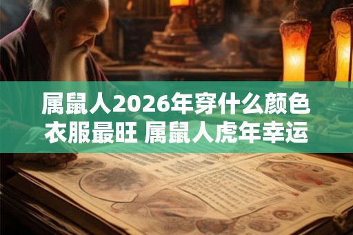 属鼠人2026年穿什么颜色衣服最旺 属鼠人虎年幸运色是什么
