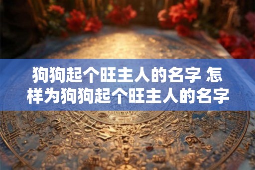狗狗起个旺主人的名字 怎样为狗狗起个旺主人的名字