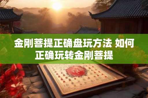 金刚菩提正确盘玩方法 如何正确玩转金刚菩提