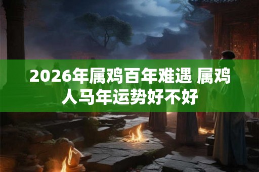 2026年属鸡百年难遇 属鸡人马年运势好不好 2026年属鸡百年难遇 属鸡人马年运势好不好