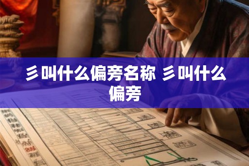 彡叫什么偏旁名称 彡叫什么偏旁