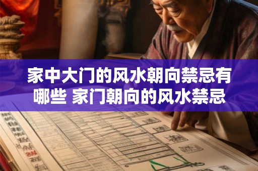 家中大门的风水朝向禁忌有哪些 家门朝向的风水禁忌