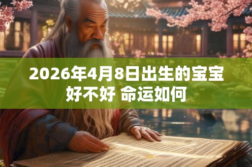 2026年4月8日出生的宝宝好不好 命运如何