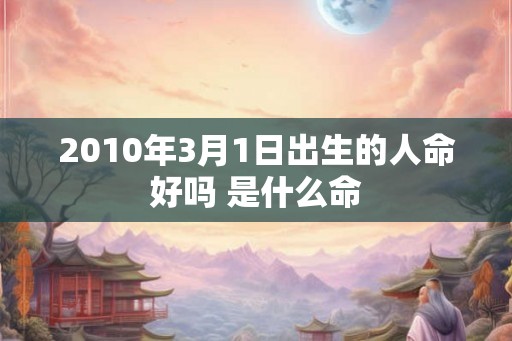 2010年3月1日出生的人命好吗 是什么命
