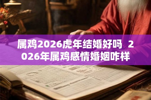 属鸡2026虎年结婚好吗 2026年属鸡感情婚姻咋样 属鸡2026虎年结婚好吗 2026年属鸡感情婚姻咋样