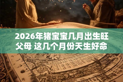 2026年猪宝宝几月出生旺父母 这几个月份天生好命 2026年猪宝宝几月出生旺父母 这几个月份天生好命