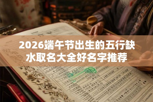 2026端午节出生的五行缺水取名大全好名字推荐