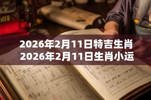 2026年2月11日特吉生肖 2026年2月11日生肖小运播报
