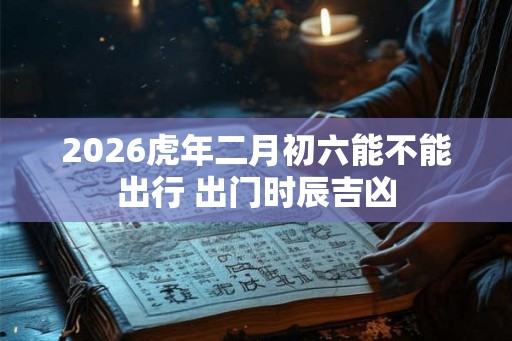 2026虎年二月初六能不能出行 出门时辰吉凶