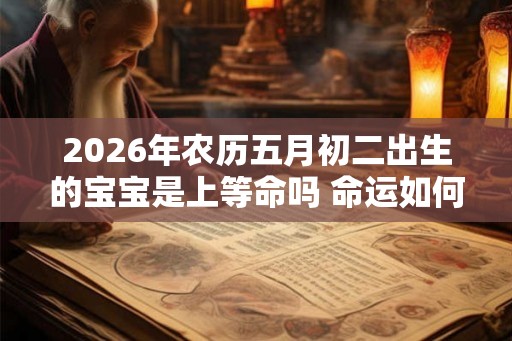 2026年农历五月初二出生的宝宝是上等命吗 命运如何