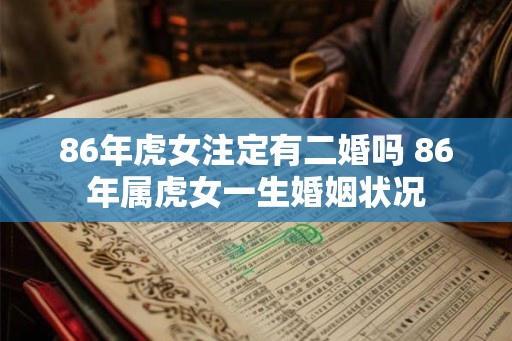 86年虎女注定有二婚吗 86年属虎女一生婚姻状况