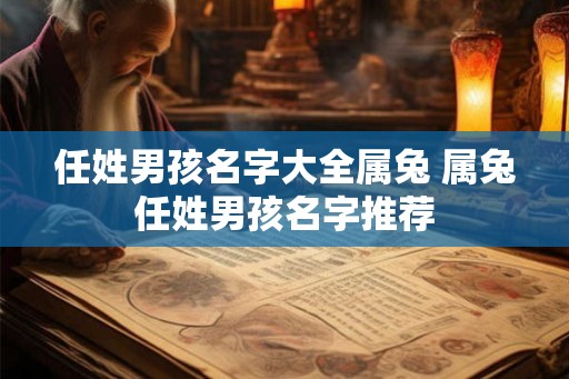 任姓男孩名字大全属兔 属兔任姓男孩名字推荐 任姓男孩名字大全属兔 属兔任姓男孩名字推荐