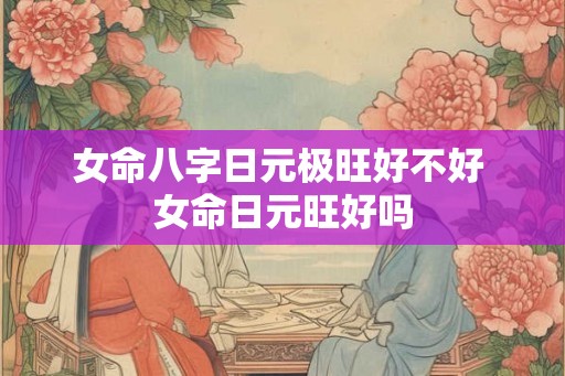 女命八字日元极旺好不好 女命日元旺好吗 女命八字日元极旺好不好 女命日元旺好吗
