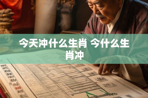 今天冲什么生肖 今什么生肖冲 今天冲什么生肖 今什么生肖冲