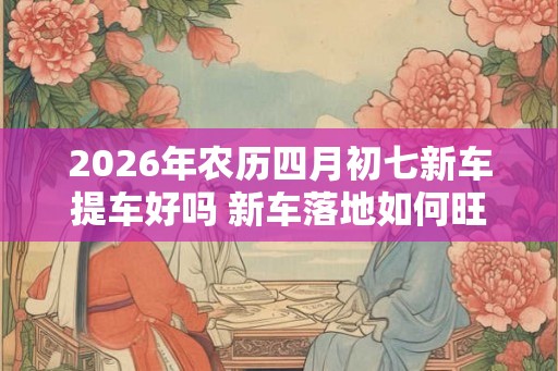 2026年农历四月初七新车提车好吗 新车落地如何旺车