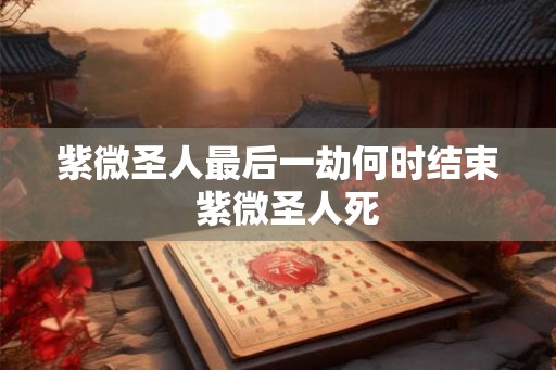 紫微圣人最后一劫何时结束  紫微圣人死