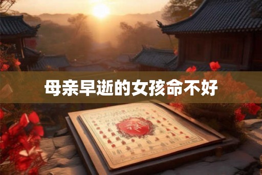 母亲早逝的女孩命不好