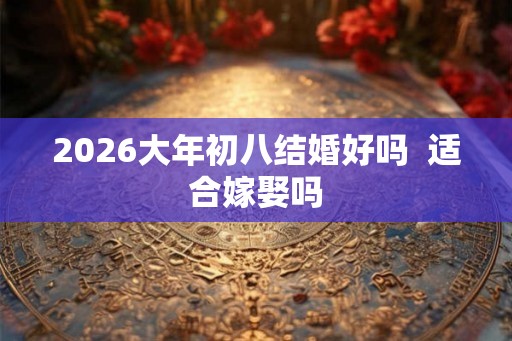 2026大年初八结婚好吗 适合嫁娶吗 2026大年初八结婚好吗 适合嫁娶吗