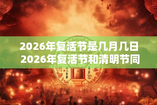 2026年复活节是几月几日 2026年复活节和清明节同一天