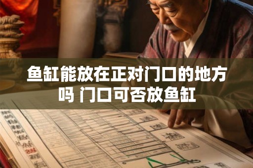 鱼缸能放在正对门口的地方吗 门口可否放鱼缸