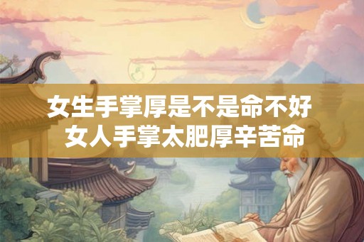 女生手掌厚是不是命不好  女人手掌太肥厚辛苦命