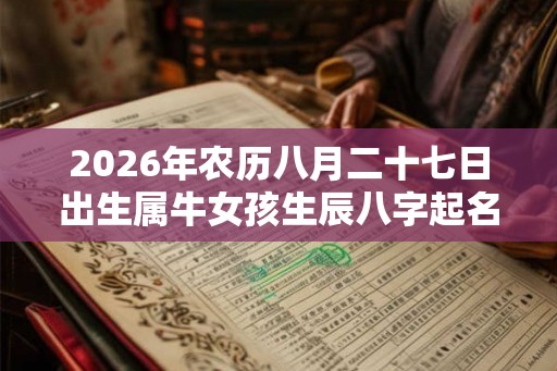 2026年农历八月二十七日出生属牛女孩生辰八字起名 2026年农历八月二十七日出生属牛女孩生辰八字起名