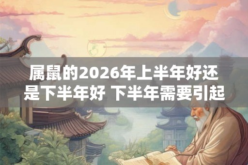 属鼠的2026年上半年好还是下半年好 下半年需要引起注意 属鼠的2026年上半年好还是下半年好 下半年需要引起注意