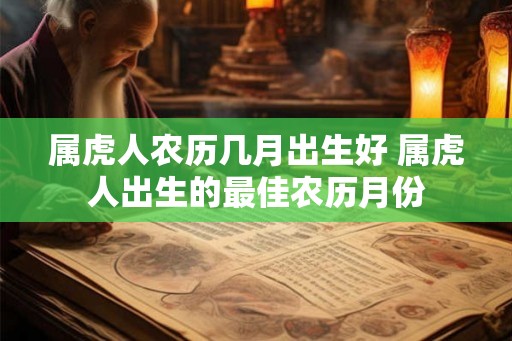 属虎人农历几月出生好 属虎人出生的最佳农历月份