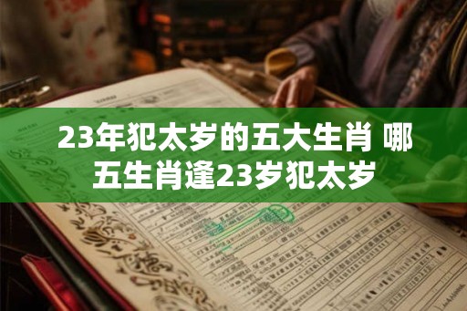 23年犯太岁的五大生肖 哪五生肖逢23岁犯太岁