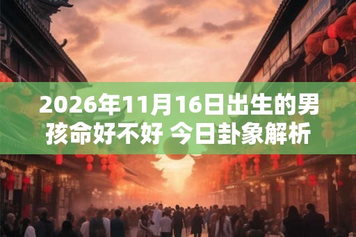 2026年11月16日出生的男孩命好不好 今日卦象解析