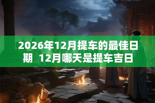 2026年12月提车的最佳日期  12月哪天是提车吉日