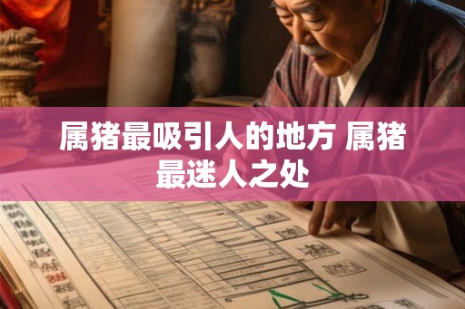 属猪最吸引人的地方 属猪最迷人之处