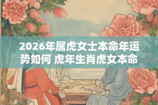 2026年属虎女士本命年运势如何 虎年生肖虎女本命年运气好不好 2026年属虎女士本命年运势如何 虎年生肖虎女本命年运气好不好
