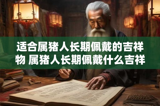 适合属猪人长期佩戴的吉祥物 属猪人长期佩戴什么吉祥物合适