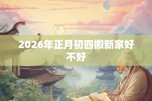 2026年正月初四搬新家好不好