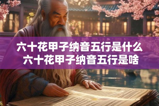 六十花甲子纳音五行是什么 六十花甲子纳音五行是啥