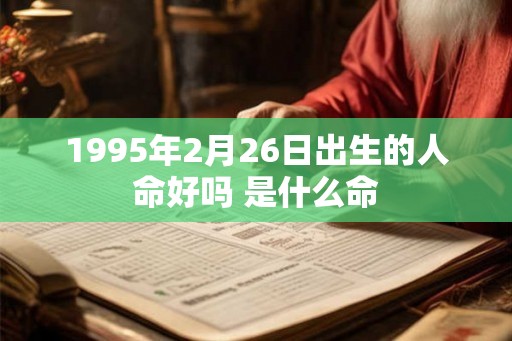 1995年2月26日出生的人命好吗 是什么命