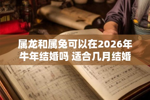 属龙和属兔可以在2026年牛年结婚吗 适合几月结婚
