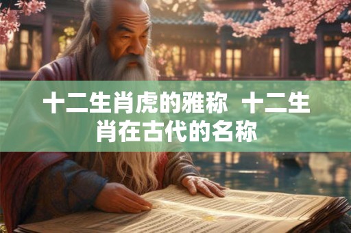 十二生肖虎的雅称  十二生肖在古代的名称