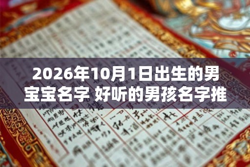 2026年10月1日出生的男宝宝名字 好听的男孩名字推荐 2026年10月1日出生的男宝宝名字 好听的男孩名字推荐