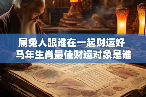 属兔人跟谁在一起财运好 马年生肖最佳财运对象是谁